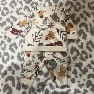 Christmas Set Holiday Sweatpants and Sweatshirt